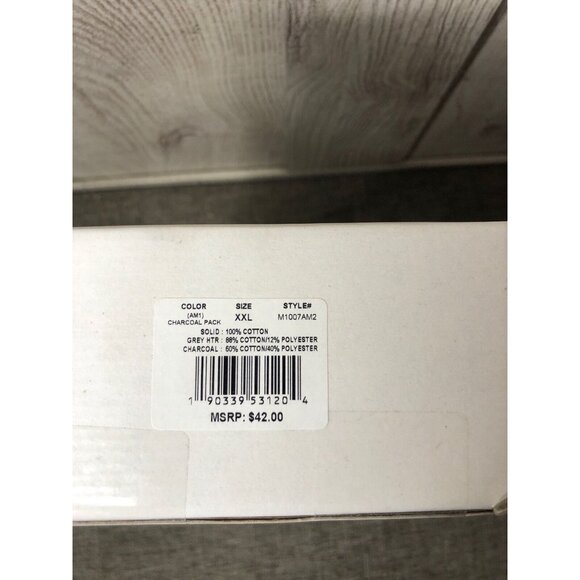 Mens Beverly Hills Polo Club Navy Blue Gray White Knit Boxers 4 Pack Size XXL - Picture 4 of 5